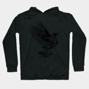 Pigeon with branch in beak Hoodie